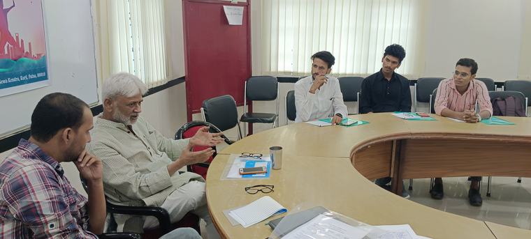 A session with practitioners