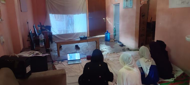 A film session at the centre