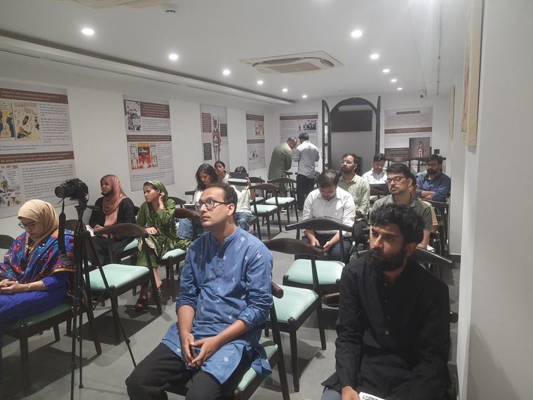 Participants at the first Urooj Youth Dialogue