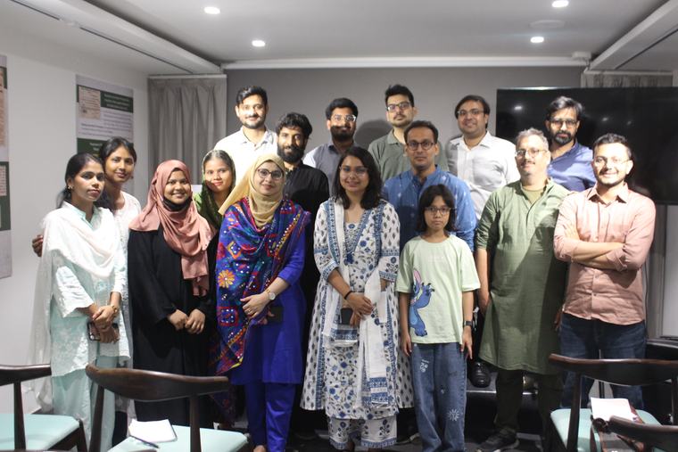 Speakers and participants at the first Urooj Youth Dialogue
